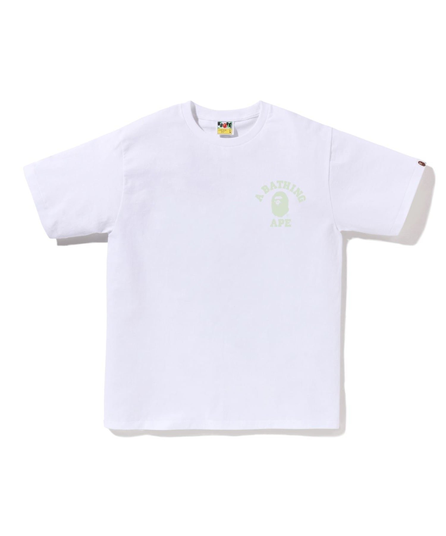 【ア ベイシング エイプ/A BATHING APE】のCITY CAMO COLLEGE ATS TEE インテリア・キッズ・メンズ・レディースファッション・服の通販 founy(ファニー) 　ファッション　Fashion　レディースファッション　Fashion for Women　インナー　Innerwear　ショート　Short, Short Length　スリーブ　Sleeve, Long Sleeve / Short Sleeve　プリント　Print, Printed Pattern　WHITE|ID: prp329100004824206 ipo3291000000035083288