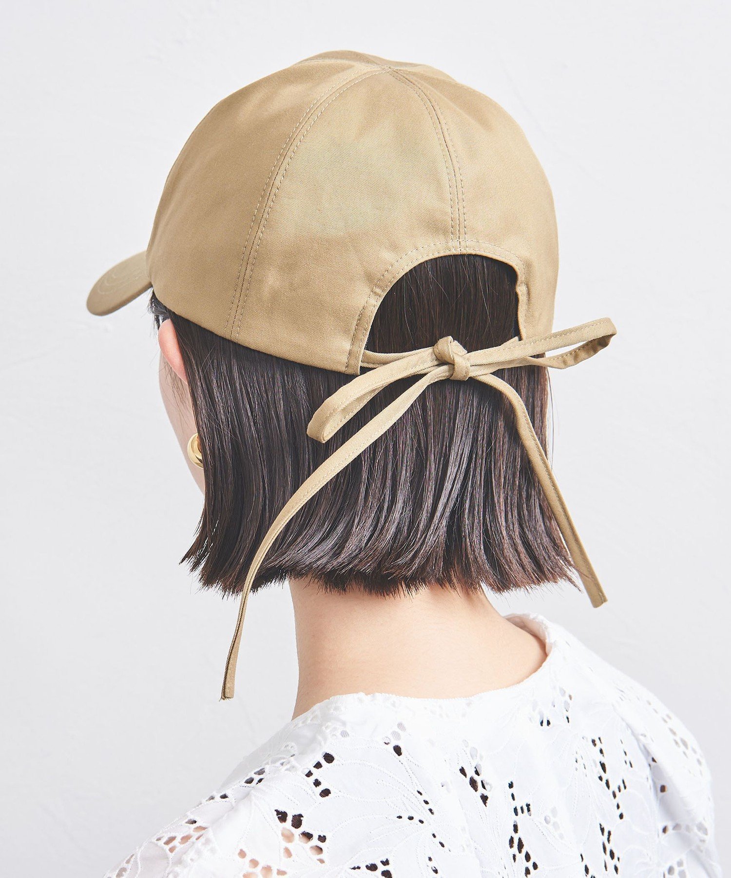 【ユナイテッドアローズ/UNITED ARROWS】のコットン バックリボン キャップ UV インテリア・キッズ・メンズ・レディースファッション・服の通販 founy(ファニー) 　ファッション　Fashion　レディースファッション　Fashion for Women　キャップ　Cap, Baseball Cap　クラウン　Crown, Royal Motif　フェミニン　Feminine, Girly　リボン　Ribbon, Bow　人気　Popular, Best Seller　OLIVE|ID: prp329100004824258 ipo3291000000035084444