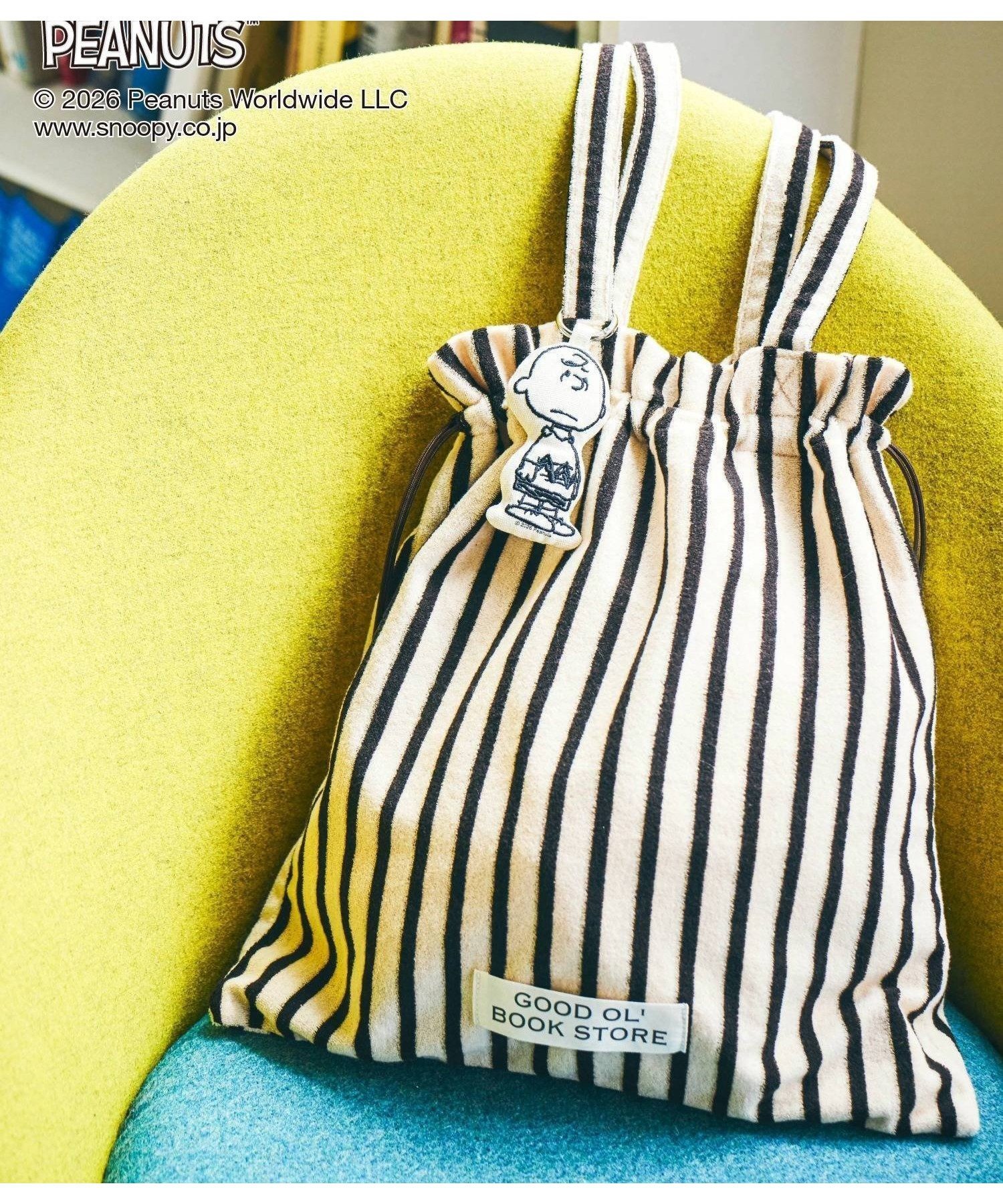 【グローバルワーク/GLOBAL WORK】のPEANUTS/チャーム付きパイル生地トート/634366 人気、トレンドファッション・服の通販 founy(ファニー) 　ファッション　Fashion　レディースファッション　Fashion for Women　バッグ　Bags　キャラクター　Character, Licensed Characters　ストライプ　Stripe, Striped Pattern　チャーム　Charm, Pendant　ポケット　Pocket, Pocket Detail　ビジネス 仕事 通勤　Business / Work / Commuting　 other-1|ID: prp329100004824280 ipo3291000000035084853