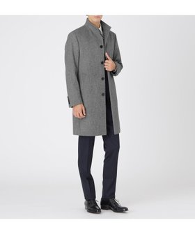 【ブルーレーベル ブラックレーベル クレストブリッジ/BLUE LABEL BLACK LABEL CRESTBRIDGE / MEN】のカルゼビーバースタンドカラーコート 人気、トレンドファッション・服の通販 founy(ファニー) ファッション Fashion メンズファッション Fashion for Men なめらか Smooth, Silky Texture ジャケット Jacket, Outerwear スタンド Stand Collar, Upright Stand スーツ Suit, Formalwear パターン Pattern, Design Print ビジネス 仕事 通勤 Business / Work / Commuting |ID:prp329100004824294