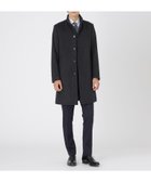 【ブルーレーベル ブラックレーベル クレストブリッジ/BLUE LABEL BLACK LABEL CRESTBRIDGE / MEN】のカルゼビーバースタンドカラーコート 人気、トレンドファッション・服の通販 founy(ファニー) ファッション Fashion メンズファッション Fashion for Men なめらか Smooth, Silky Texture ジャケット Jacket, Outerwear スタンド Stand Collar, Upright Stand スーツ Suit, Formalwear パターン Pattern, Design Print ビジネス 仕事 通勤 Business / Work / Commuting thumbnail チャコールグレー|ID: prp329100004824294 ipo3291000000035085070