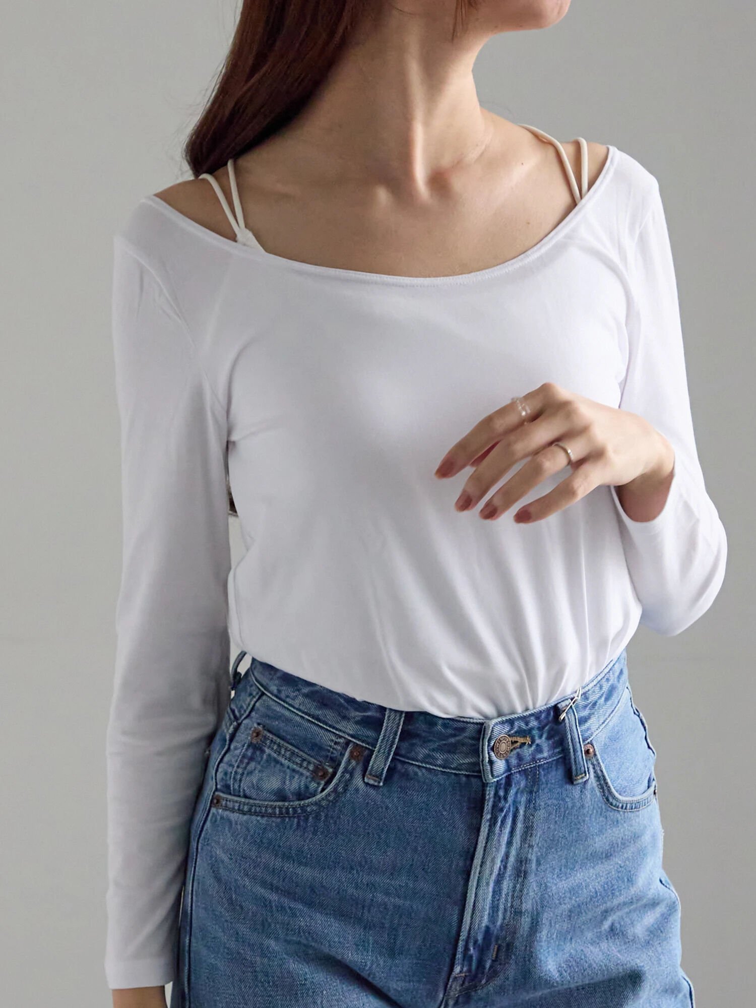 【テチチ/Te chichi】のヘルスヒートインナー(バレエネック) インテリア・キッズ・メンズ・レディースファッション・服の通販 founy(ファニー) 　ファッション　Fashion　レディースファッション　Fashion for Women　インナー　Innerwear　バレエ　Ballet, Ballet Style　フィット　Fit, Slim Fit　冬　Winter / This Winter　オフホワイト|ID: prp329100004824302 ipo3291000000035085137