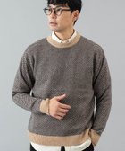 【アーバンリサーチ ロッソ/URBAN RESEARCH ROSSO / MEN】の『XLサイズあり』ヘリンボーン柄クルーネックニット 人気、トレンドファッション・服の通販 founy(ファニー) ファッション Fashion メンズファッション Fashion for Men インナー Innerwear カットソー Cut and Sewn Top クラシカル Classical, Vintage-Inspired デニム Denim, Jeans Material ベーシック Basic, Essential モダン Modern, Contemporary A/W・秋冬 Autumn/Winter 冬 Winter / This Winter エレガント 上品 Elegant 2025年 2025 2025-2026秋冬・A/W Autumn/Winter 2025–26 AW25–26 thumbnail GREIGE|ID: prp329100004824304 ipo3291000000035085149