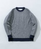 【アーバンリサーチ ロッソ/URBAN RESEARCH ROSSO / MEN】の『XLサイズあり』ヘリンボーン柄クルーネックニット 人気、トレンドファッション・服の通販 founy(ファニー) ファッション Fashion メンズファッション Fashion for Men インナー Innerwear カットソー Cut and Sewn Top クラシカル Classical, Vintage-Inspired デニム Denim, Jeans Material ベーシック Basic, Essential モダン Modern, Contemporary A/W・秋冬 Autumn/Winter 冬 Winter / This Winter エレガント 上品 Elegant 2025年 2025 2025-2026秋冬・A/W Autumn/Winter 2025–26 AW25–26 thumbnail NAVY|ID: prp329100004824304 ipo3291000000035085155