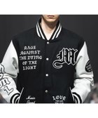 【ガーデン/GARDEN / MEN】のDREAMIN VARSITY JACKET 人気、トレンドファッション・服の通販 founy(ファニー) ファッション Fashion メンズファッション Fashion for Men キルト Quilt, Quilted Fabric クラシック Classic, Timeless Style グラフィック Graphic, Graphic Design コンビ Combo, Combination Style ハンド Hand, Handmade フォルム Silhouette, Form ポケット Pocket, Pocket Detail 防寒 Cold Protection, Winter-Ready メルトン Melton, Heavy Wool モチーフ Motif, Design Theme ライニング Inner Lining, Inner Fabric, Lined ワーク Workwear, Utility Style A/W・秋冬 Autumn/Winter thumbnail BLACKxWHITE|ID: prp329100004824311 ipo3291000000035085228
