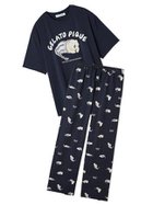 【ジェラートピケ オム/GELATO PIQUE HOMME / MEN】の【ONLINE限定】【HOMME】sleeping cat ワンポイントTシャツ 総柄ロングパンツセット 人気、トレンドファッション・服の通販 founy(ファニー) ファッション Fashion メンズファッション Fashion for Men ボトムス Bottoms なめらか Smooth, Silky Texture スマート Smart, Elegant セットアップ Set-Up, Coordinated Outfit フロント Front, Front Design プリント Print, Printed Pattern ポケット Pocket, Pocket Detail ロング Long, Long-Length ワンポイント One Point, Statement Accent 猫 Cat, Kitty thumbnail NVY[089]|ID: prp329100004824318 ipo3291000000035085362