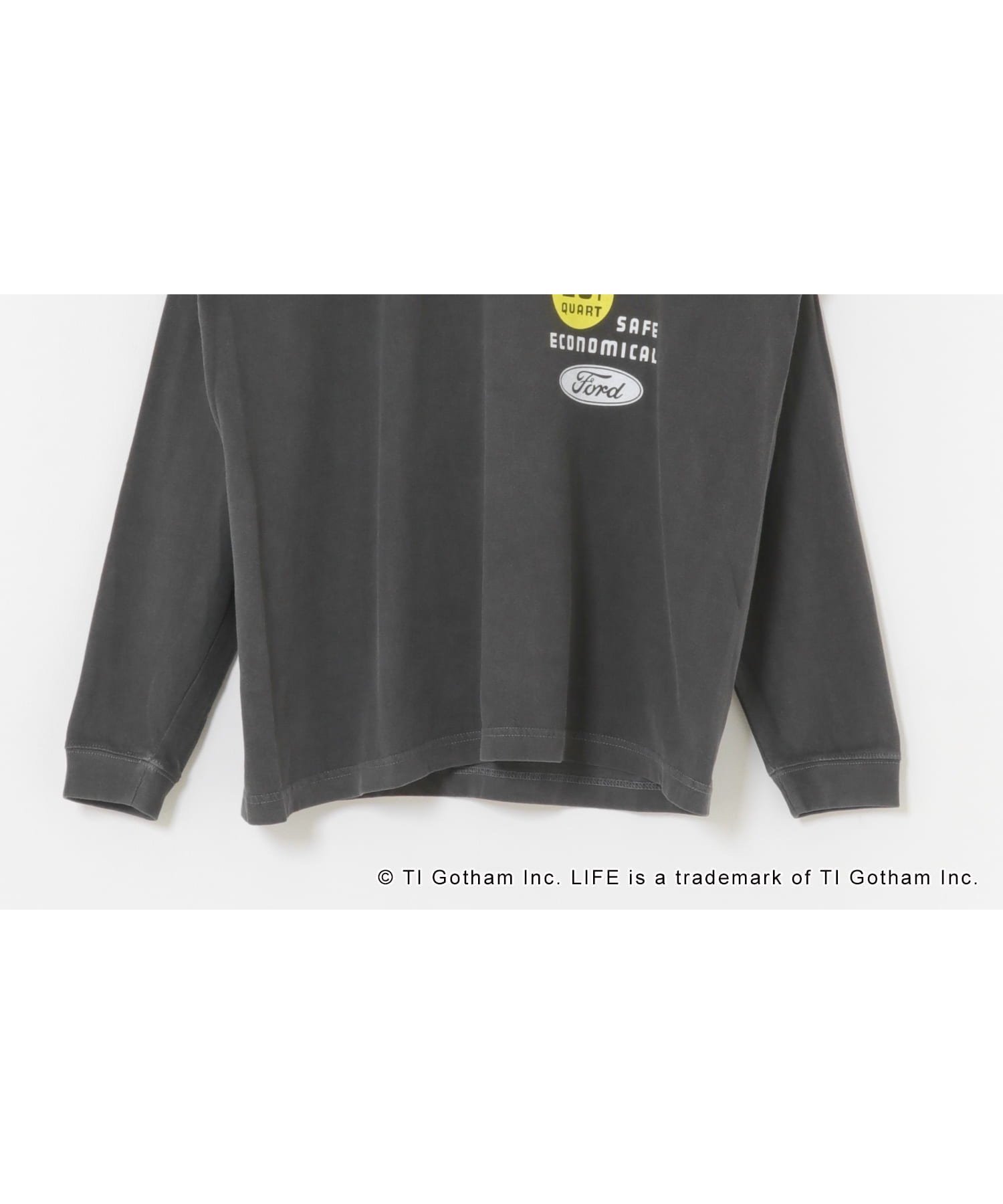 【サニーレーベル/Sonny Label / URBAN RESEARCH】のGOOD ROCK SPEED FORD LONGSLEEVE T-SHIRTS インテリア・キッズ・メンズ・レディースファッション・服の通販 founy(ファニー) 　ファッション　Fashion　レディースファッション　Fashion for Women　トップス・カットソー　Cut & Sew Tops　シャツ・ブラウス・オフィスカジュアル　Elegant Blouses & Button-Ups　ロングTシャツ・Tシャツ　Longline T-Shirts & Tees　2025年　2025　2025-2026秋冬・A/W　Autumn/Winter 2025–26 AW25–26　冬　Winter / This Winter　アメリカン　American Style　キャラクター　Character, Licensed Characters　グラフィック　Graphic, Graphic Design　パフォーマンス　Performance, Active Function　ヴィンテージ　Vintage Style　A/W・秋冬　Autumn/Winter　Charcoal|ID: prp329100004824339 ipo3291000000035085593