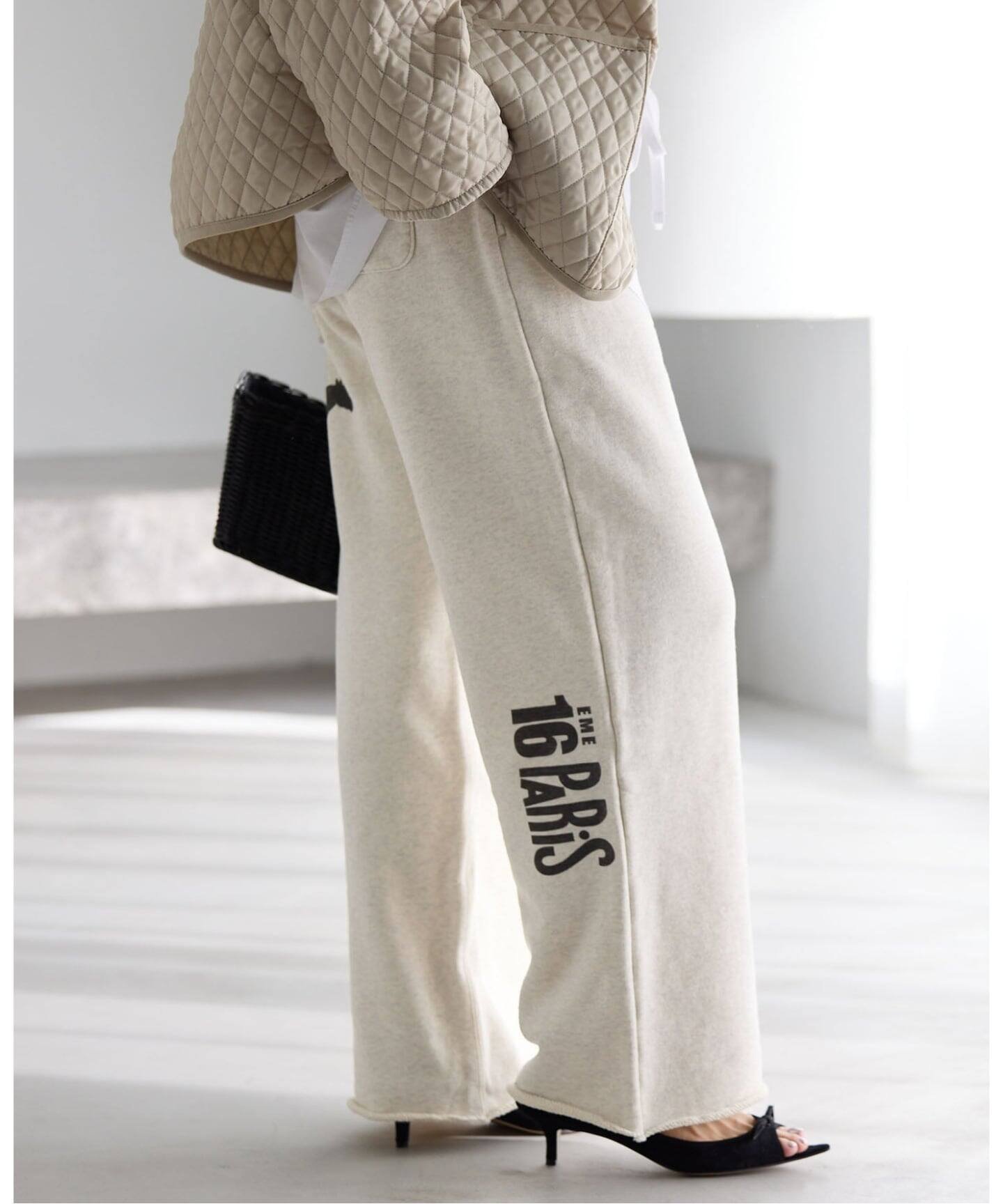 【イエナ/IENA】のWork of Art Kendai/ワークオブアートケンダイ スウェトパンツ SWEAT インテリア・キッズ・メンズ・レディースファッション・服の通販 founy(ファニー) 　ファッション　Fashion　レディースファッション　Fashion for Women　パンツ　Pants & Trousers　イラスト　Illustration　スウェット / スエット　Sweatshirt, Sweatwear　ストレート　Straight, Straight Cut　スペシャル　Special, Limited Edition　ハンド　Hand, Handmade　ミックス　Mix, Mixed Style　別注　Limited Edition, Custom Order　ナチュラル|ID: prp329100004824366 ipo3291000000035085887