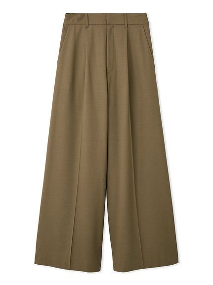 【フレイ アイディー/FRAY I.D】のワイドストレートパンツ インテリア・キッズ・メンズ・レディースファッション・服の通販 founy(ファニー) 　ファッション　Fashion　レディースファッション　Fashion for Women　パンツ　Pants & Trousers　インナー　Innerwear　シアー　Sheer, See-Through　ジャケット　Jacket, Outerwear　スタイリッシュ　Stylish, Fashionable　ストレート　Straight, Straight Cut　スマート　Smart, Elegant　セットアップ　Set-Up, Coordinated Outfit　トレンド　Trend, Trending Now　リラックス　Relax, Relaxed Fit　ワイド　Wide, Wide Fit　おすすめ　Recommended / Our Picks　エレガント 上品　Elegant　CML[038]|ID: prp329100004824435 ipo3291000000035086602