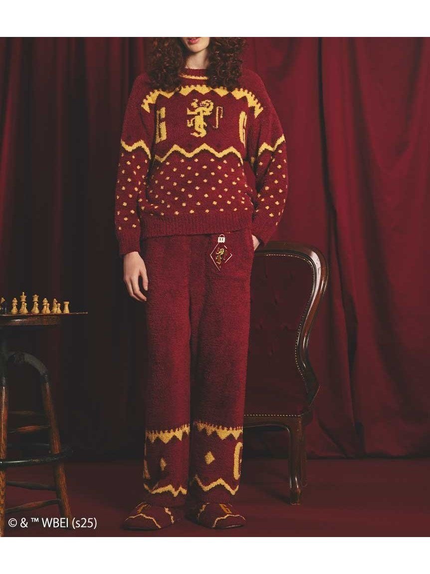 【スナイデル ホーム/SNIDEL HOME】の【ハリー・ポッター】ニットロングパンツ インテリア・キッズ・メンズ・レディースファッション・服の通販 founy(ファニー) 　ファッション　Fashion　レディースファッション　Fashion for Women　パンツ　Pants & Trousers　イエロー　Yellow　カーディガン　Cardigan, Knitwear　キャラクター　Character, Licensed Characters　ストレート　Straight, Straight Cut　スマート　Smart, Elegant　人気　Popular, Best Seller　ポケット　Pocket, Pocket Detail　メンズ　Men's, Menswear　モチーフ　Motif, Design Theme　ロング　Long, Long-Length　冬　Winter / This Winter　ホリデーシーズン　Holiday Season　BUR[048]|ID: prp329100004824459 ipo3291000000035086808