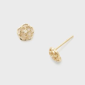 【ノジェス/NOJESS】のK10ダイヤモンドピアス 人気、トレンドファッション・服の通販 founy(ファニー) ファッション Fashion レディースファッション Fashion for Women シンプル Simple, Minimal ダイヤモンド Diamond, Brilliant Cut モチーフ Motif, Design Theme 透かし Cut-Out, Lacework |ID:prp329100004824474