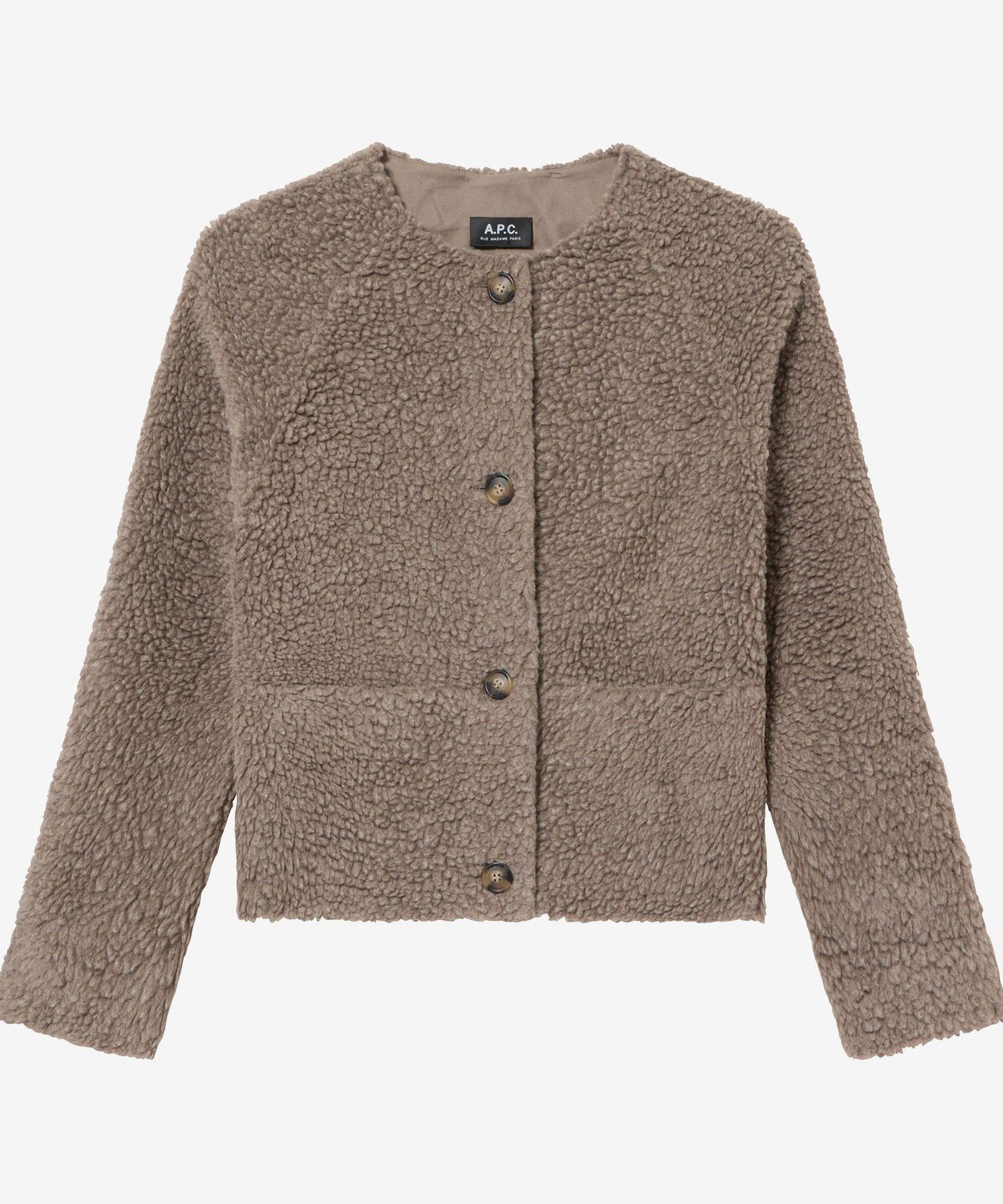 【アーペーセー/A.P.C.】のBoa ジャケット インテリア・キッズ・メンズ・レディースファッション・服の通販 founy(ファニー) 　ファッション　Fashion　レディースファッション　Fashion for Women　アウター　Coat / Outerwear Collection　レディースジャケット・軽アウター　Jackets　ジャケット　Jacket, Outerwear　スリット　Slit, Slit Detail　スリーブ　Sleeve, Long Sleeve / Short Sleeve　ポケット　Pocket, Pocket Detail　杢ベージュ|ID: prp329100004824495 ipo3291000000035087068