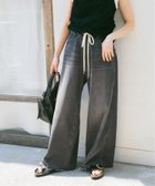 【スピック&スパン/Spick & Span】の5 1/2 SOFT DRAWSTRINGDENIM 人気、トレンドファッション・服の通販 founy(ファニー) ファッション Fashion レディースファッション Fashion for Women ギャザー Gathered, Ruffled コレクション Collection, Seasonal Line デニム Denim, Jeans Material トレンド Trend, Trending Now ドレープ Drape, Draping Fabric thumbnail ブラック|ID: prp329100004824512 ipo3291000000035087274