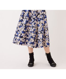 【トゥー ビー シック/TO BE CHIC】のアブストラクトフローラル スカート 人気、トレンドファッション・服の通販 founy(ファニー) ファッション Fashion レディースファッション Fashion for Women スカート Skirts ギャザー Gathered, Ruffled グログラン Grosgrain, Grosgrain Ribbon ランダム Random, Irregular ロンドン London Style, British Inspired エレガント 上品 Elegant |ID:prp329100004824516