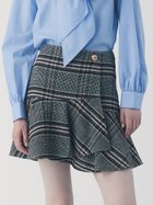 【ファーファー/FURFUR】のツイードフレアスカート 人気、トレンドファッション・服の通販 founy(ファニー) ファッション Fashion レディースファッション Fashion for Women スカート Skirts Aライン・フレアスカート A-Line & Flared Skirts アシンメトリー Asymmetrical Style インナー Innerwear ショート Short, Short Length スマート Smart, Elegant ドレス Dress, One-Piece バランス Balance, Style Balance フリル Frill, Ruffle フレア Flare, Flared フロント Front, Front Design ヨーク Yoke, Yoke Design thumbnail CHECK[931]|ID: prp329100004824529 ipo3291000000035110128
