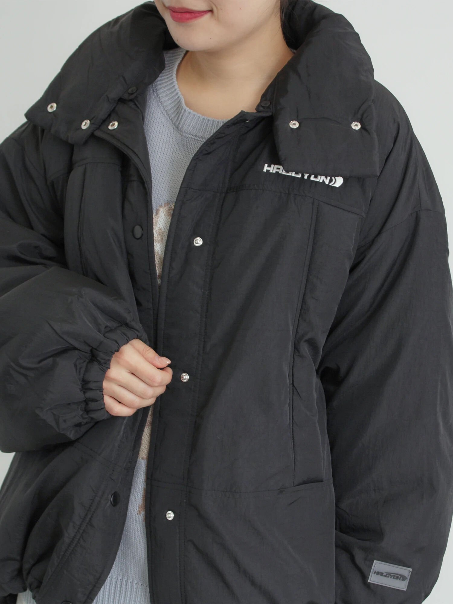 【サマンサモスモス/Samansa Mos2】の襟取り外しモンスターブルゾン インテリア・キッズ・メンズ・レディースファッション・服の通販 founy(ファニー) 　ファッション　Fashion　レディースファッション　Fashion for Women　アウター　Coat / Outerwear Collection　ブルゾンジャケット・スポーティアウター　Blouson Jackets　バランス　Balance, Style Balance　ブルゾン　Blouson, Bomber Jacket　ワイド　Wide, Wide Fit　ブラック|ID: prp329100004824540 ipo3291000000035087681