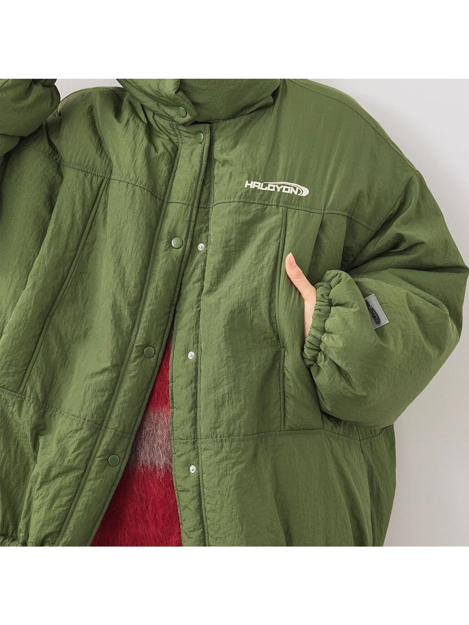 【サマンサモスモス/Samansa Mos2】の襟取り外しモンスターブルゾン インテリア・キッズ・メンズ・レディースファッション・服の通販 founy(ファニー) 　ファッション　Fashion　レディースファッション　Fashion for Women　アウター　Coat / Outerwear Collection　ブルゾンジャケット・スポーティアウター　Blouson Jackets　バランス　Balance, Style Balance　ブルゾン　Blouson, Bomber Jacket　ワイド　Wide, Wide Fit　カーキ|ID: prp329100004824540 ipo3291000000035087684