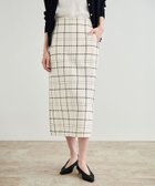 【ロペ/ROPE'】の【洗える】ツイードチェック ポケット付きタイトスカート ブラック(01)|ID: prp329100004824543 ipo3291000000035087714