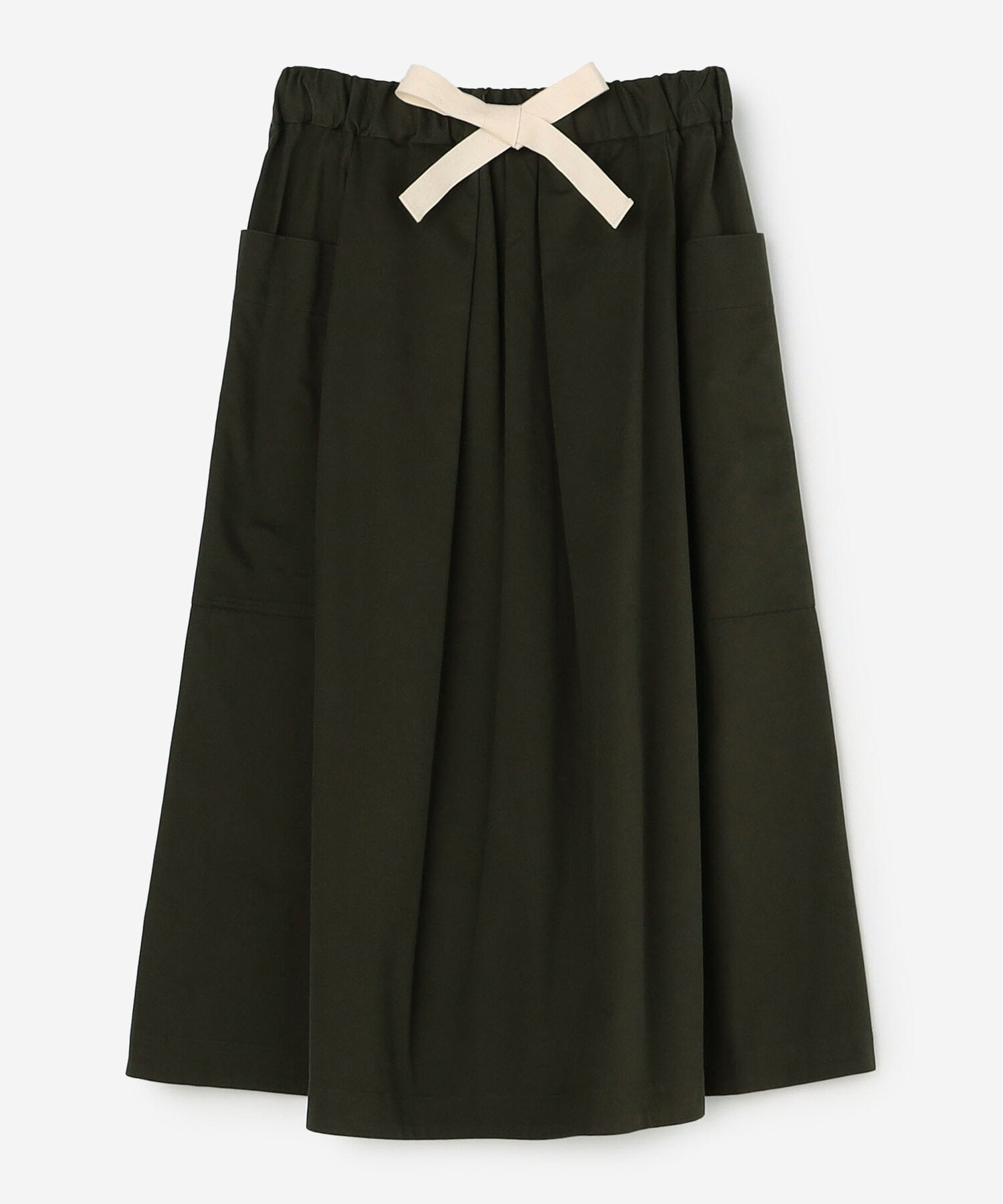 【ビショップ/Bshop】の別注 コットン タックスカート WOMEN 人気、トレンドファッション・服の通販 founy(ファニー) 　ファッション　Fashion　レディースファッション　Fashion for Women　スカート　Skirts　テーラード　Tailored, Tailored Fit　トレンド　Trend, Trending Now　ドローコード　Drawcord, Drawstring Cord　パッチ　Patch, Appliqué　ポケット　Pocket, Pocket Detail　ミリタリー　Military, Army Style　別注　Limited Edition, Custom Order　 other-1|ID: prp329100004824561 ipo3291000000035087982