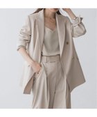 【ノーブル / スピック&スパン/NOBLE / Spick & Span】のエステルツイルピークドラペルジャケット 人気、トレンドファッション・服の通販 founy(ファニー) ファッション Fashion レディースファッション Fashion for Women アウター Coat / Outerwear Collection レディースジャケット・軽アウター Jackets カットソー Cut and Sewn Top ジャケット Jacket, Outerwear ストレッチ Stretch, Stretchy Fabric セットアップ Set-Up, Coordinated Outfit ノースリーブ Sleeveless, No-Sleeve 定番 Standard, Basic Item thumbnail ベージュ|ID: prp329100004824562 ipo3291000000035087998