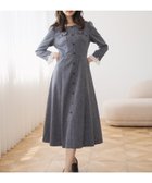 【ミッシュマッシュ/MISCH MASCH】のMM547402 フロント釦ツイード風フレアワンピース 人気、トレンドファッション・服の通販 founy(ファニー) ファッション Fashion レディースファッション Fashion for Women ワンピース Dresses クラシカル Classical, Vintage-Inspired シャーリング Shirring, Ruched ツイード Twill, Twill Weave フリル Frill, Ruffle フレア Flare, Flared フロント Front, Front Design エレガント 上品 Elegant thumbnail ネイビー|ID: prp329100004824563 ipo3291000000035087997