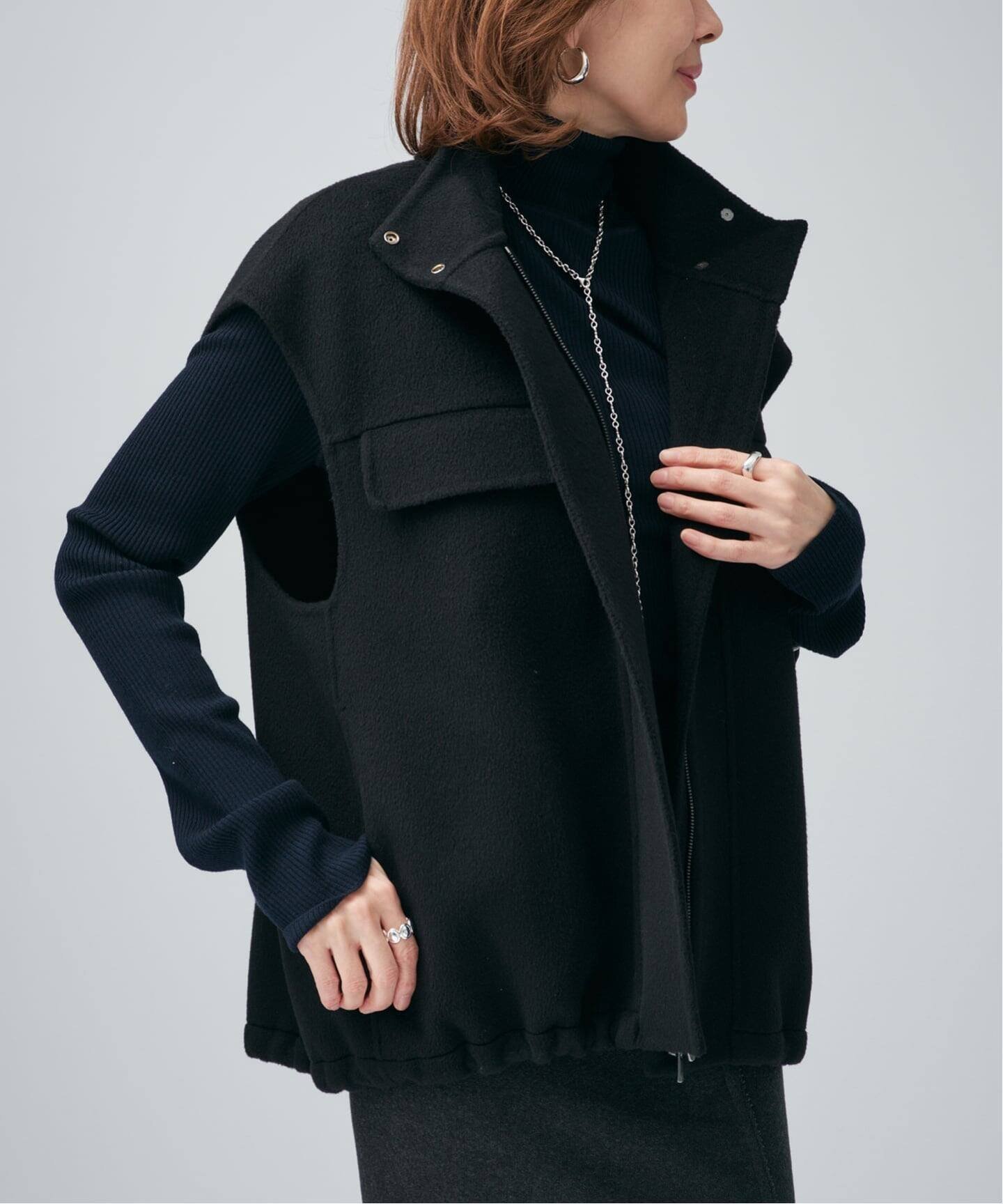 【ヴェルメイユ パー イエナ/VERMEIL par iena】のスリーブレスリバーブルゾン 人気、トレンドファッション・服の通販 founy(ファニー) 　ファッション　Fashion　レディースファッション　Fashion for Women　アウター　Coat / Outerwear Collection　ブルゾンジャケット・スポーティアウター　Blouson Jackets　2025年　2025　2025-2026秋冬・A/W　Autumn/Winter 2025–26 AW25–26　おすすめ　Recommended / Our Picks　ストール　Stole, Wrap　ドローコード　Drawcord, Drawstring Cord　 other-1|ID: prp329100004824564 ipo3291000000035088000