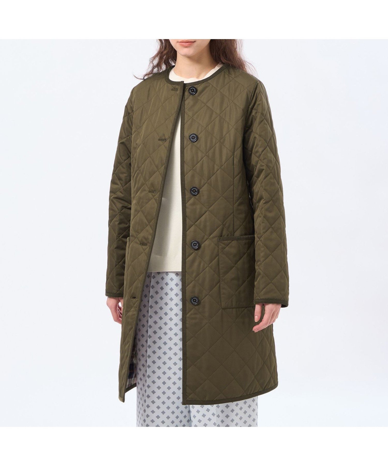 【マッキントッシュ フィロソフィー/MACKINTOSH PHILOSOPHY】の【ROYTON LONG(ロイトンロング)】 インテリア・キッズ・メンズ・レディースファッション・服の通販 founy(ファニー) 　ファッション　Fashion　レディースファッション　Fashion for Women　おすすめ　Recommended / Our Picks　キルティング　Quilted, Quilting　コンパクト　Compact, Small Size　コーティング　Coating, Coated Finish　冬　Winter / This Winter　夏　Summer　春　Spring　秋　Autumn　カーキ|ID: prp329100004824568 ipo3291000000035088024