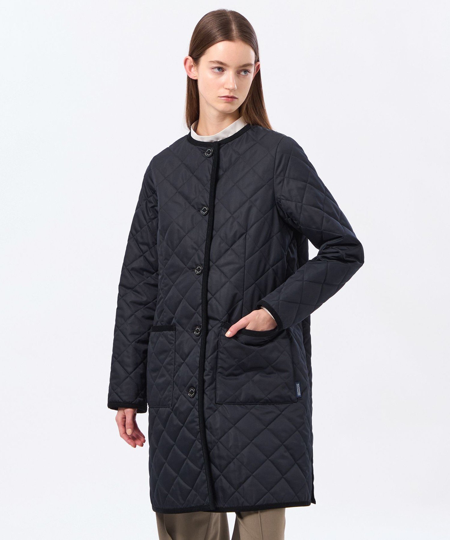 【マッキントッシュ フィロソフィー/MACKINTOSH PHILOSOPHY】の【ROYTON LONG(ロイトンロング)】 インテリア・キッズ・メンズ・レディースファッション・服の通販 founy(ファニー) 　ファッション　Fashion　レディースファッション　Fashion for Women　おすすめ　Recommended / Our Picks　キルティング　Quilted, Quilting　コンパクト　Compact, Small Size　コーティング　Coating, Coated Finish　冬　Winter / This Winter　夏　Summer　春　Spring　秋　Autumn　ネイビー|ID: prp329100004824568 ipo3291000000035088026