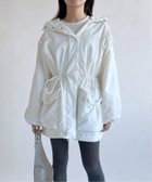 【エディット フォー ルル/edit.for LuLu】のタフタパデッドパーカー 人気、トレンドファッション・服の通販 founy(ファニー) ファッション Fashion レディースファッション Fashion for Women トップス・カットソー Cut & Sew Tops レディースパーカー・カジュアルフーディー Casual Hoodies & Sweatshirts エレガント 上品 Elegant ストレッチ Stretch, Stretchy Fabric スマート Smart, Elegant タフタ Taffeta, Structured Fabric フェミニン Feminine, Girly 再入荷 Restock / Back in Stock おすすめ Recommended / Our Picks thumbnail ホワイト|ID: prp329100004824569 ipo3291000000035088040