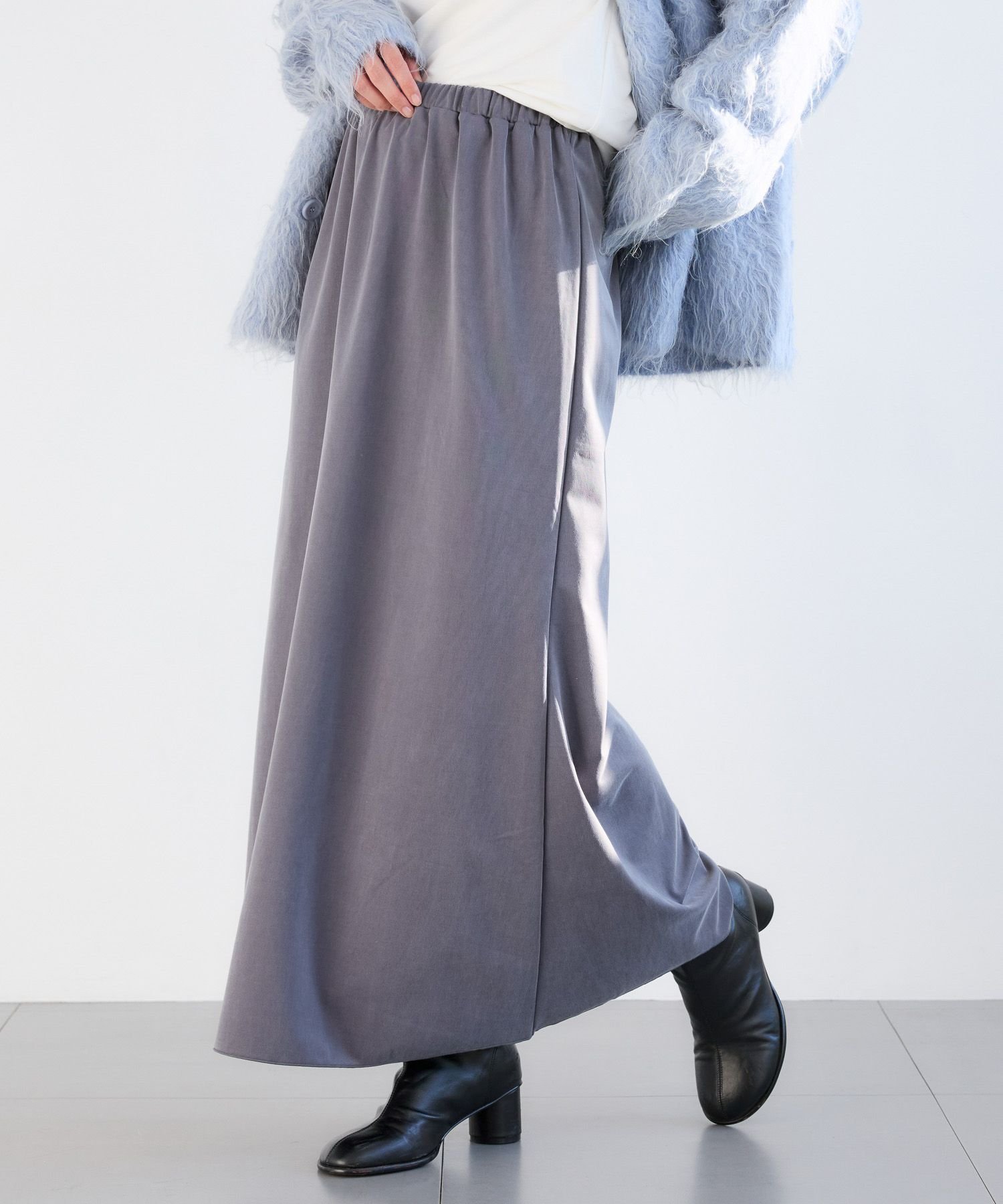 【バンヤードストーム/BARNYARDSTORM】のフィブリルカットサテンスカート / マシンウォッシャブル【JAPAN FABRIC】 人気、トレンドファッション・服の通販 founy(ファニー) 　ファッション　Fashion　レディースファッション　Fashion for Women　スカート　Skirts　なめらか　Smooth, Silky Texture　シンプル　Simple, Minimal　ロング　Long, Long-Length　エレガント 上品　Elegant　 other-1|ID: prp329100004824571 ipo3291000000035088076