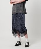 【ユナイテッドアローズ/UNITED ARROWS】のASTRAET ベロア/レース イレギュラーヘムスカート 人気、トレンドファッション・服の通販 founy(ファニー) ファッション Fashion レディースファッション Fashion for Women スカート Skirts おすすめ Recommended / Our Picks イレギュラーヘム Irregular Hem コンビ Combo, Combination Style ジャケット Jacket, Outerwear ストリング String, Drawstring デニム Denim, Jeans Material ベロア Velour, Soft Velvet レース Lace, Lace Fabric thumbnail NAVY|ID: prp329100004824580 ipo3291000000035088168