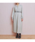 【レディアゼル/REDYAZEL】のバイカラープリーツシャツワンピース 人気、トレンドファッション・服の通販 founy(ファニー) ファッション Fashion レディースファッション Fashion for Women ワンピース Dresses シャツワンピース / 1枚で着映えコーデ Shirt Dresses おすすめ Recommended / Our Picks カフス Cuff Design ソックス Socks, Hosiery エレガント 上品 Elegant 定番 Standard, Basic Item 春 Spring thumbnail ライトグレー|ID: prp329100004824583 ipo3291000000035088259