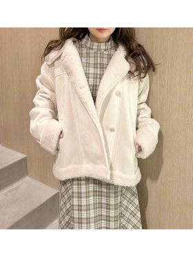 【リリーブラウン/Lily Brown】のビックカラーボアジャケット 人気、トレンドファッション・服の通販 founy(ファニー) ファッション Fashion レディースファッション Fashion for Women アウター Coat / Outerwear Collection レディースジャケット・軽アウター Jackets なめらか Smooth, Silky Texture クール Cool, Chic スマート Smart, Elegant ビッグ Big, Oversized フェイクレザー Faux Leather, PU Leather フロント Front, Front Design ボンディング Bonding, Bonded Fabric 今季 This Season, Current Season |ID:prp329100004824585