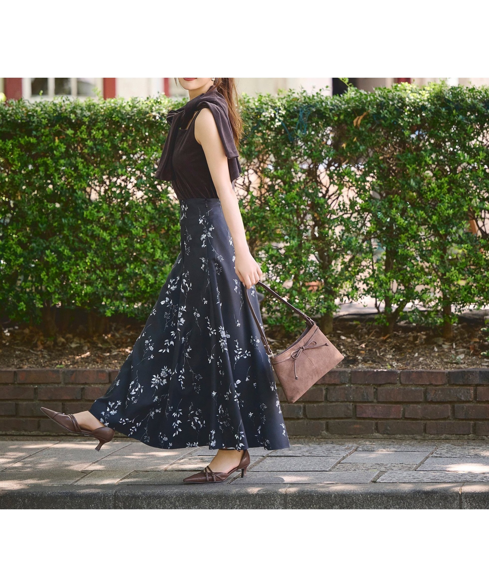 【プロポーション ボディドレッシング/PROPORTION BODY DRESSING】のAutumn Flower スカート 25AW 人気、トレンドファッション・服の通販 founy(ファニー) 　ファッション　Fashion　レディースファッション　Fashion for Women　スカート　Skirts　2025年　2025　2025-2026秋冬・A/W　Autumn/Winter 2025–26 AW25–26　フィット　Fit, Slim Fit　フェミニン　Feminine, Girly　フレア　Flare, Flared　プリント　Print, Printed Pattern　ベーシック　Basic, Essential　 other-1|ID: prp329100004824593 ipo3291000000035088364