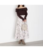 【プロポーション ボディドレッシング/PROPORTION BODY DRESSING】のAutumn Flower スカート 25AW 人気、トレンドファッション・服の通販 founy(ファニー) ファッション Fashion レディースファッション Fashion for Women スカート Skirts 2025年 2025 2025-2026秋冬・A/W Autumn/Winter 2025–26 AW25–26 フィット Fit, Slim Fit フェミニン Feminine, Girly フレア Flare, Flared プリント Print, Printed Pattern ベーシック Basic, Essential thumbnail ベージュ×ブラック|ID: prp329100004824593 ipo3291000000035088366