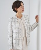 【アナイ/ANAYI】の【Eternal Line 2024】ミックスツイードロングノーカラー ジャケット 人気、トレンドファッション・服の通販 founy(ファニー) ファッション Fashion レディースファッション Fashion for Women アウター Coat / Outerwear Collection レディースジャケット・軽アウター Jackets ノーカラージャケット / シンプル上品コーデ Collarless Jackets オケージョン Occasion Wear コンパクト Compact, Small Size シフォン Chiffon, Lightweight Fabric ショート Short, Short Length ジャケット Jacket, Outerwear スマート Smart, Elegant セットアップ Set-Up, Coordinated Outfit ツイード／ツィード Choker, Choker Necklace ツイード Twill, Twill Weave ドレス Dress, One-Piece ハーフ Half, Half-Length パーティ Party, Party Style フォーマル Formal, Dressy フリンジ Fringe, Tassel フロント Front, Front Design ミックス Mix, Mixed Style メタル Metal, Metal Parts 再入荷 Restock / Back in Stock セレモニー Ceremony 入学式 Entrance Ceremony 卒業式 Graduation Ceremony 結婚式 Wedding ビジネス 仕事 通勤 Business / Work / Commuting thumbnail white mix|ID: prp329100004824600 ipo3291000000035088480