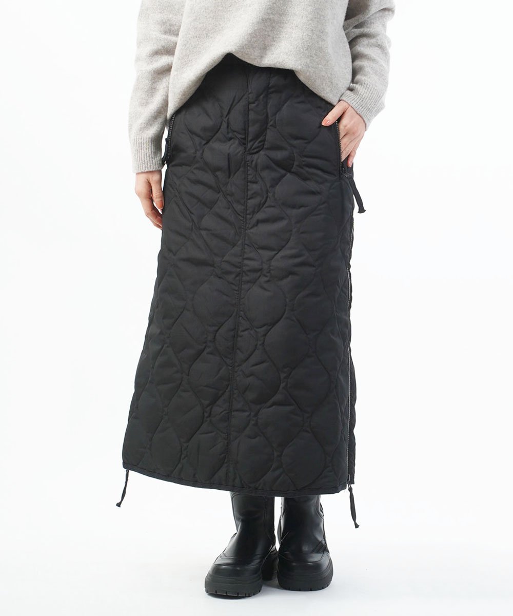 【ブルーコムブルー/BLEU COMME BLEU】のタイオン ミリタリー ジップガゼット ダウンスカート 人気、トレンドファッション・服の通販 founy(ファニー) 　ファッション　Fashion　レディースファッション　Fashion for Women　スカート　Skirts　インナー　Innerwear　今季　This Season, Current Season　軽量　Lightweight, Ultra Light　ダウン　Down, Puffer　フレア　Flare, Flared　ミリタリー　Military, Army Style　冬　Winter / This Winter　 other-1|ID: prp329100004824604 ipo3291000000035088506