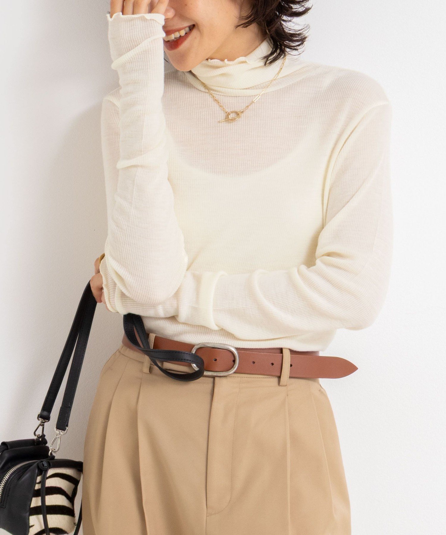 【ノーリーズ/NOLLEY'S】のMY STANDARD ウォッシャブルリブタートルネック インテリア・キッズ・メンズ・レディースファッション・服の通販 founy(ファニー) 　ファッション　Fashion　レディースファッション　Fashion for Women　トップス・カットソー　Cut & Sew Tops　タートルネック・ハイネックトップス　Turtlenecks & High-Neck Tops　おすすめ　Recommended / Our Picks　2024年　2024　2024-2025秋冬・A/W　Autumn/Winter 2024–25 AW24–25　2025年　2025　2025-2026秋冬・A/W　Autumn/Winter 2025–26 AW25–26　オフホワイト|ID: prp329100004824617 ipo3291000000035088785