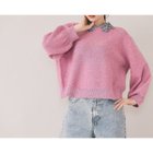 【ローズティアラ/Rose Tiara】のフラワーモチーフ襟付きニット 人気、トレンドファッション・服の通販 founy(ファニー) ファッション Fashion レディースファッション Fashion for Women トップス・カットソー Cut & Sew Tops ニット Knit Tops & Sweaters 花柄・フラワープリント・モチーフ Floral Prints & Motifs / Flower Pattern Tops オーガンジー Organza Fabric シアー Sheer, See-Through スタンダード Standard, Basic スパンコール Sequins, Sequin Embellishment スマート Smart, Elegant フェミニン Feminine, Girly フラワー Flower, Floral プリント Print, Printed Pattern ポケット Pocket, Pocket Detail モチーフ Motif, Design Theme thumbnail ピンク|ID: prp329100004824619 ipo3291000000035088819