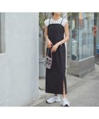 【プロポーション ボディドレッシング/PROPORTION BODY DRESSING】のレースキャミジャンスカ 人気、トレンドファッション・服の通販 founy(ファニー) ファッション Fashion レディースファッション Fashion for Women トップス・カットソー Cut & Sew Tops キャミソール&ノースリーブ Camisoles & Sleeveless Tops カーディガン Cardigan, Knitwear コンパクト Compact, Small Size スリット Slit, Slit Detail リボン Ribbon, Bow レース Lace, Lace Fabric thumbnail ブラック|ID: prp329100004824625 ipo3291000000035088918
