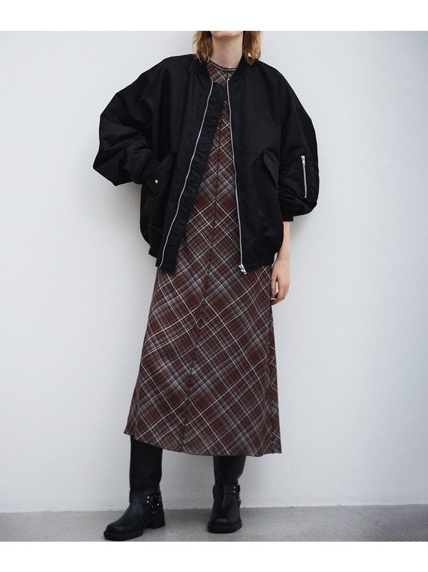 【ミラオーウェン/Mila Owen】のバックオープンチェックプリントワンピース インテリア・キッズ・メンズ・レディースファッション・服の通販 founy(ファニー) 　ファッション　Fashion　レディースファッション　Fashion for Women　ワンピース　Dresses　秋　Autumn　キャミ　Camisole, Cami Top　シアー　Sheer, See-Through　シフォン　Chiffon, Lightweight Fabric　シンプル　Simple, Minimal　スマート　Smart, Elegant　雑誌　Magazine, Fashion Magazine　チェック　Check, Plaid, Tartan　トレンド　Trend, Trending Now　プリント　Print, Printed Pattern　マキシ　Maxi, Full Length　リボン　Ribbon, Bow　BRW[058]|ID: prp329100004824627 ipo3291000000035089007