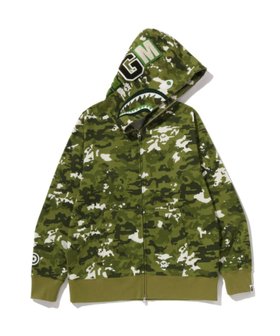 【ア ベイシング エイプ/A BATHING APE】のMULTI PIXEL CAMO SHARK REGULAR FIT FULL ZIP HOODIE 人気、トレンドファッション・服の通販 founy(ファニー) ファッション Fashion レディースファッション Fashion for Women グラフィック Graphic, Graphic Design モチーフ Motif, Design Theme |ID:prp329100004824640