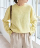 【スピック&スパン/Spick & Span】のファーカシミヤクルーネックプルオーバー 人気、トレンドファッション・服の通販 founy(ファニー) ファッション Fashion レディースファッション Fashion for Women トップス・カットソー Cut & Sew Tops カジュアルプルオーバー・ニットトップス Pullovers & Knit Tops / Casual Pullovers イエロー Yellow コンパクト Compact, Small Size シンプル Simple, Minimal スマート Smart, Elegant ボトム Bottoms, Lower Wear thumbnail イエロー|ID: prp329100004824644 ipo3291000000035089249