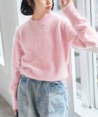 【スピック&スパン/Spick & Span】のファーカシミヤクルーネックプルオーバー 人気、トレンドファッション・服の通販 founy(ファニー) ファッション Fashion レディースファッション Fashion for Women トップス・カットソー Cut & Sew Tops カジュアルプルオーバー・ニットトップス Pullovers & Knit Tops / Casual Pullovers イエロー Yellow コンパクト Compact, Small Size シンプル Simple, Minimal スマート Smart, Elegant ボトム Bottoms, Lower Wear thumbnail ピンク A|ID: prp329100004824644 ipo3291000000035089251