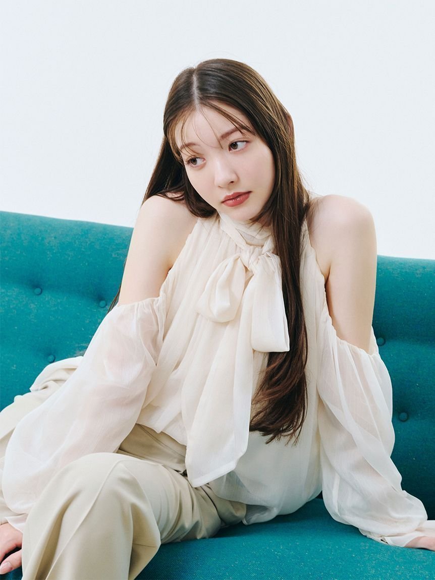 【リリーブラウン/Lily Brown】の【WEB限定カラー】ドレープボウタイシフォンブラウス 人気、トレンドファッション・服の通販 founy(ファニー) 　ファッション　Fashion　レディースファッション　Fashion for Women　トップス・カットソー　Cut & Sew Tops　シャツ・ブラウス・オフィスカジュアル　Elegant Blouses & Button-Ups　ギャザー　Gathered, Ruffled　シフォン　Chiffon, Lightweight Fabric　スマート　Smart, Elegant　ハイネック　High Neck, Mock Neck　リボン　Ribbon, Bow　 other-1|ID: prp329100004824645 ipo3291000000035089252