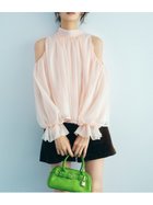 【リリーブラウン/Lily Brown】の【WEB限定カラー】ドレープボウタイシフォンブラウス 人気、トレンドファッション・服の通販 founy(ファニー) ファッション Fashion レディースファッション Fashion for Women トップス・カットソー Cut & Sew Tops シャツ・ブラウス・オフィスカジュアル Elegant Blouses & Button-Ups ギャザー Gathered, Ruffled シフォン Chiffon, Lightweight Fabric スマート Smart, Elegant ハイネック High Neck, Mock Neck リボン Ribbon, Bow thumbnail 【WEB限定カラー】PNK[066]|ID: prp329100004824645 ipo3291000000035089257