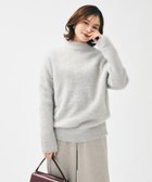 【アンタイトル/UNTITLED】の【大人な品格/ふわふわニット】フォックスカシミヤ コクーンニット ライトグレー|ID: prp329100004824652 ipo3291000000035257783