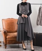 【アールピーエス/rps】のチュールレイヤードワンピース 人気、トレンドファッション・服の通販 founy(ファニー) ファッション Fashion レディースファッション Fashion for Women ワンピース Dresses アシンメトリー Asymmetrical Style コンパクト Compact, Small Size チュール Tulip, Tulip Motif ポケット Pocket, Pocket Detail ループ Loop, Loop Knit thumbnail グレー|ID: prp329100004824655 ipo3291000000035089515