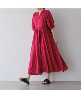 【アフタヌーンティー リビング/Afternoon Tea LIVING】のインド綿ボイル切替ワンピース 人気、トレンドファッション・服の通販 founy(ファニー) ファッション Fashion レディースファッション Fashion for Women ワンピース Dresses インド Indian Textile キャミソール Camisole, Spaghetti Strap Top ギャザー Gathered, Ruffled シアー Sheer, See-Through シンプル Simple, Minimal スキッパー Skipper, Open Collar ネップ Nepp, Slub Yarn ペチコート Petticoat, Underskirt 切替 Switching, Contrast Panel 軽量 Lightweight, Ultra Light |ID:prp329100004824656