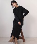 【バブ ブージュルード/Bab Bou Jeloud】のキャミニットワンピースセット 人気、トレンドファッション・服の通販 founy(ファニー) ファッション Fashion レディースファッション Fashion for Women ワンピース Dresses ニットワンピース Knit Dresses 畦 Ribbed Knit キャミ Camisole, Cami Top シンプル Simple, Minimal トレンド Trend, Trending Now 再入荷 Restock / Back in Stock thumbnail BLACK|ID: prp329100004824669 ipo3291000000035111072